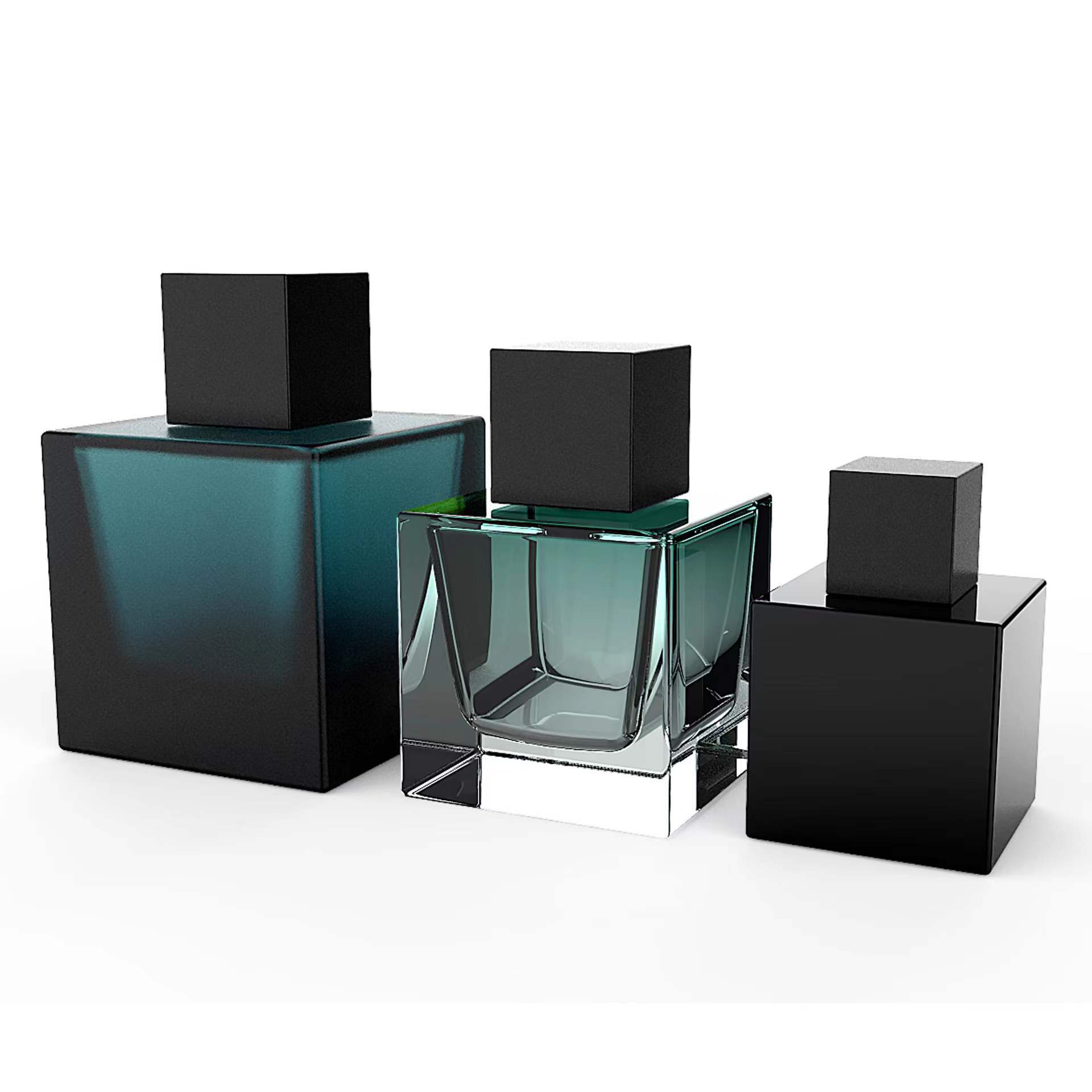 Square Glass Perfume Bottle 