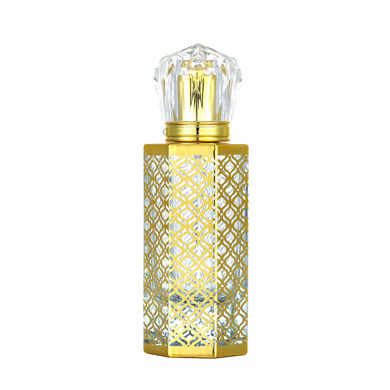 Polygonal Glass Perfume Bottle 